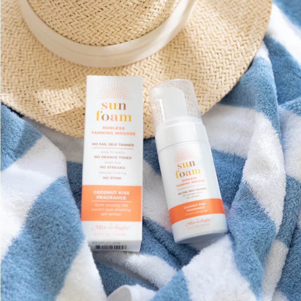 Mixologie Sun Foam Sunless Tanning Mousse - White & Orange